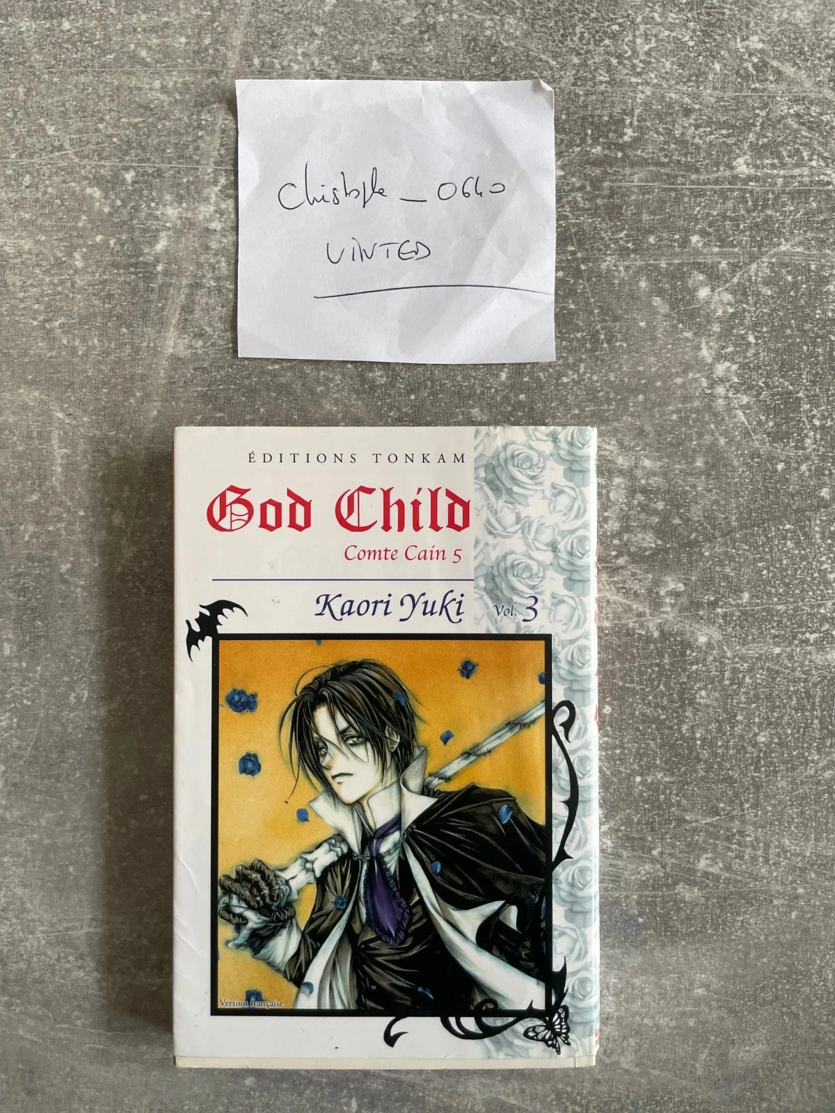 Manga God child tome 3 version française.